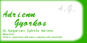 adrienn gyorkos business card